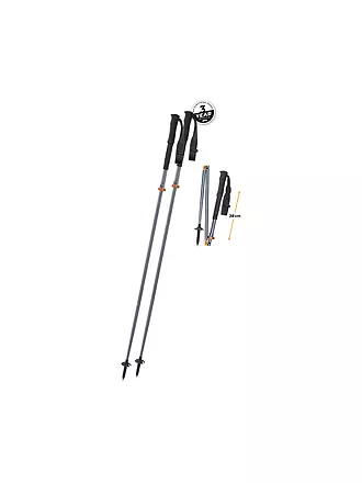 KOMPERDELL | Damen Wanderstock FX Lite TI Vario Compact | 